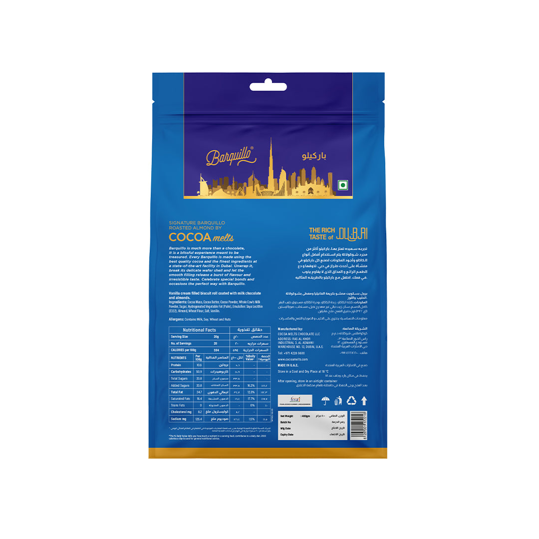 Barquillo Roasted Almond Pouch