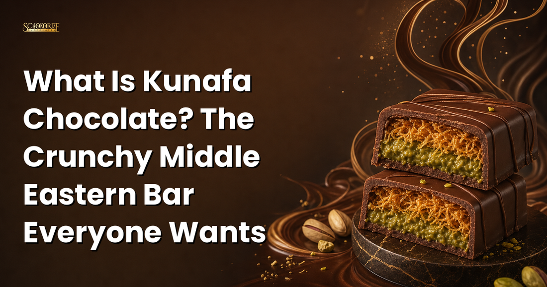 What Is Kunafa Chocolate? The Crunchy Middle Eastern Bar Everyone Wants