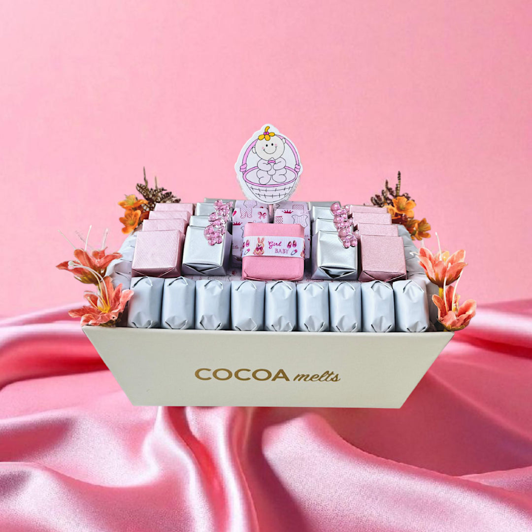 Sweet Baby Girl Chocolate Hamper